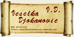 Veselka Đokanović vizit kartica